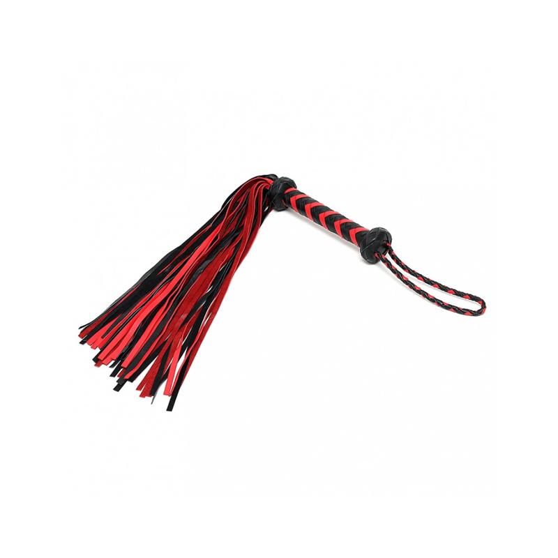 braided-flogger-leather-black-red