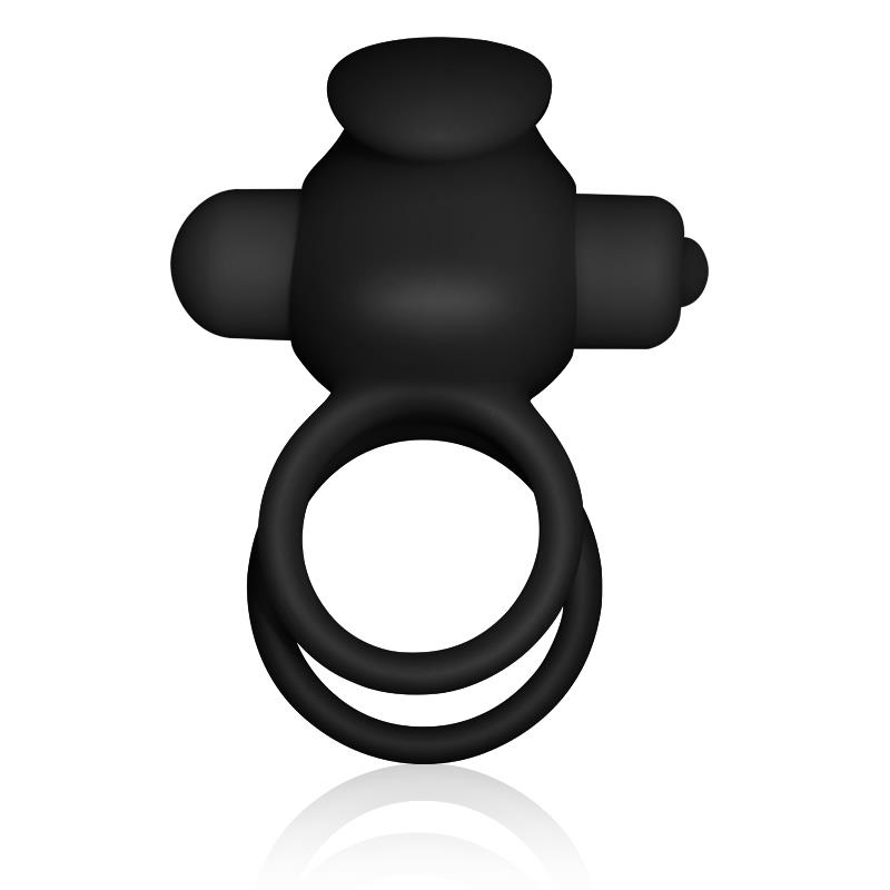 double-vibrating-cockring-power-clit-duo-black