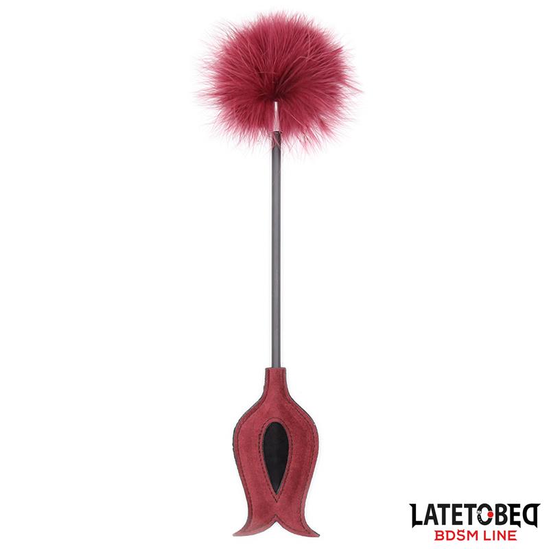 feather-tickler-and-rose-shape-paddle