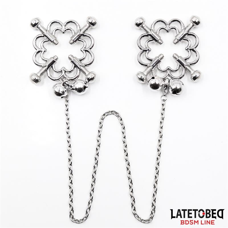 metal-flower-nipple-clamps-with-chain