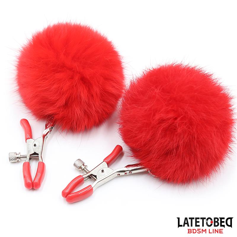 nipple-clamps-adjustable-with-fur