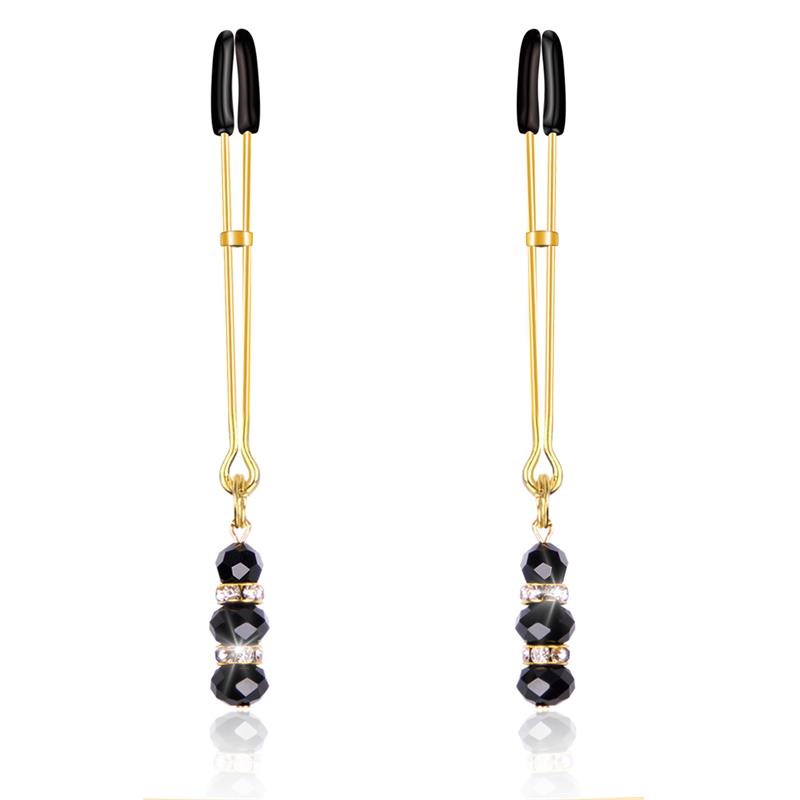nipple-clamps-with-glass-beads-golden