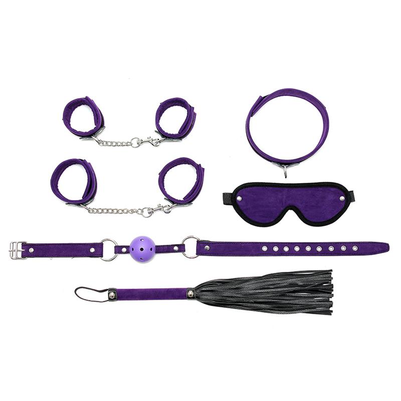 rimba-bondage-play-complete-restraint-set-purple