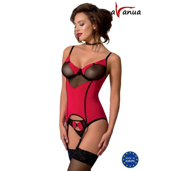 VALENTIN Corset Red/Black
